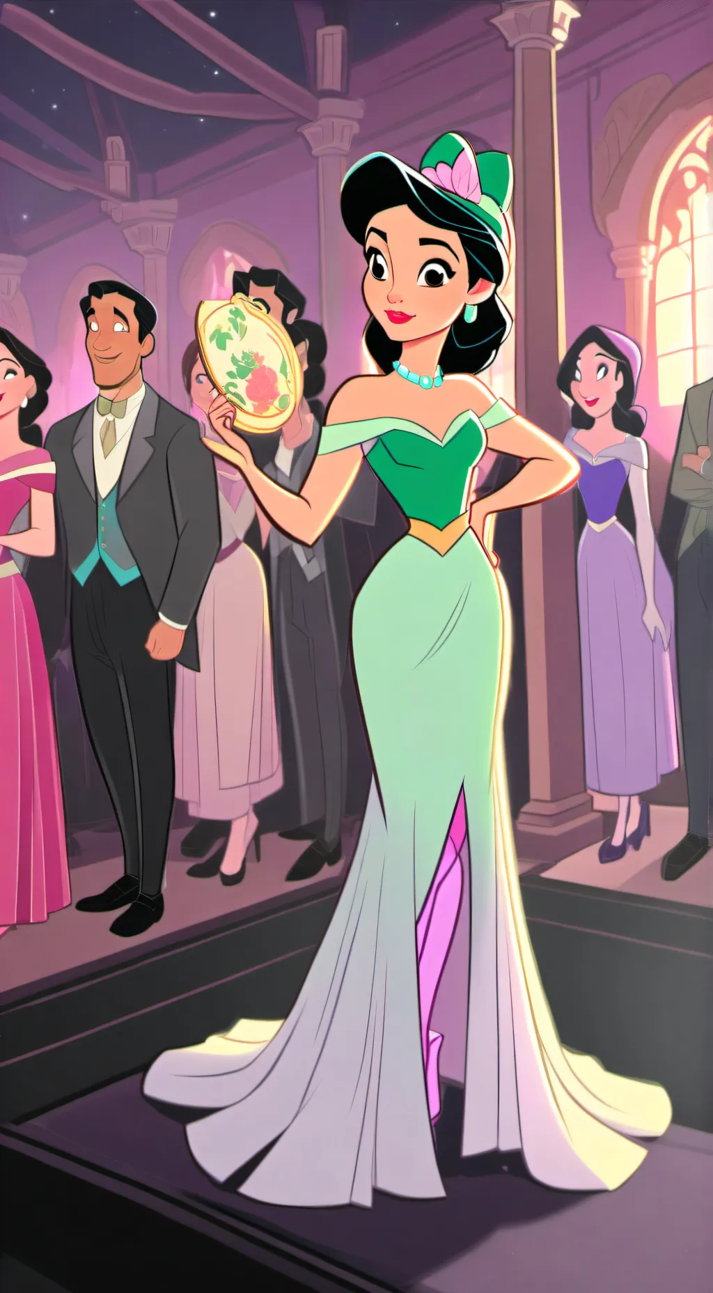 ai character: Penny *Gumball* background