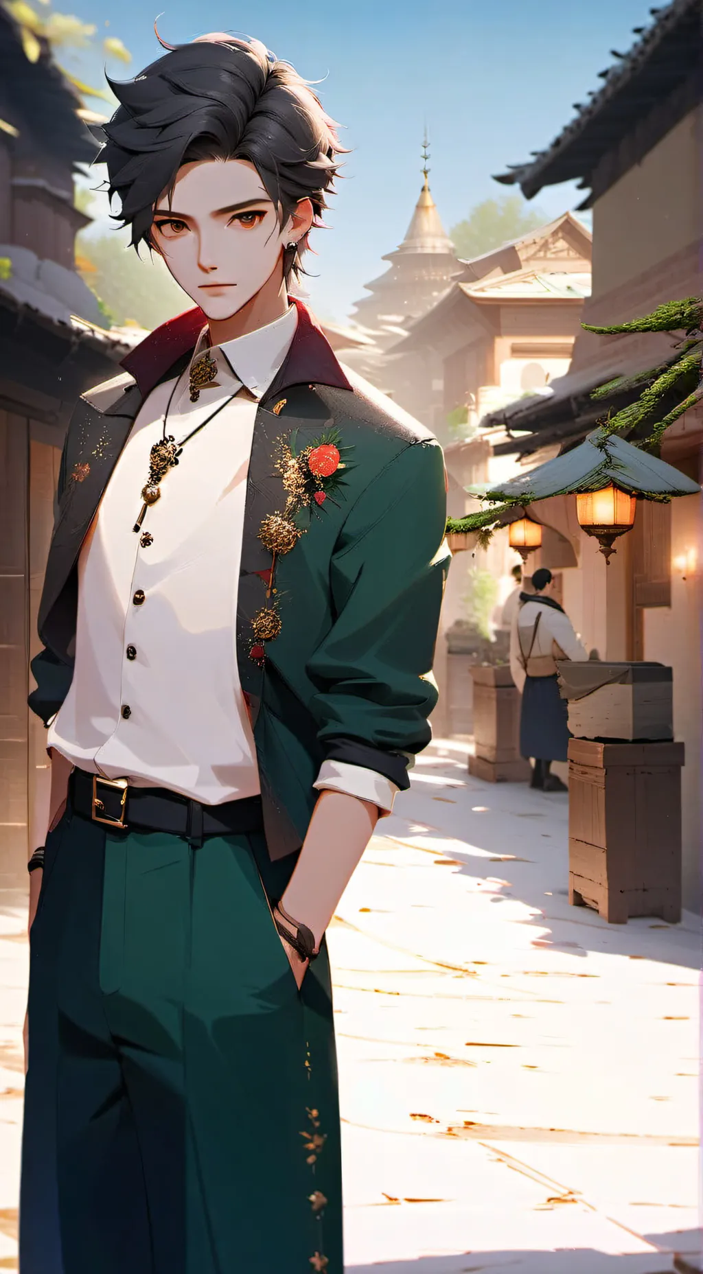 ai character: дима background