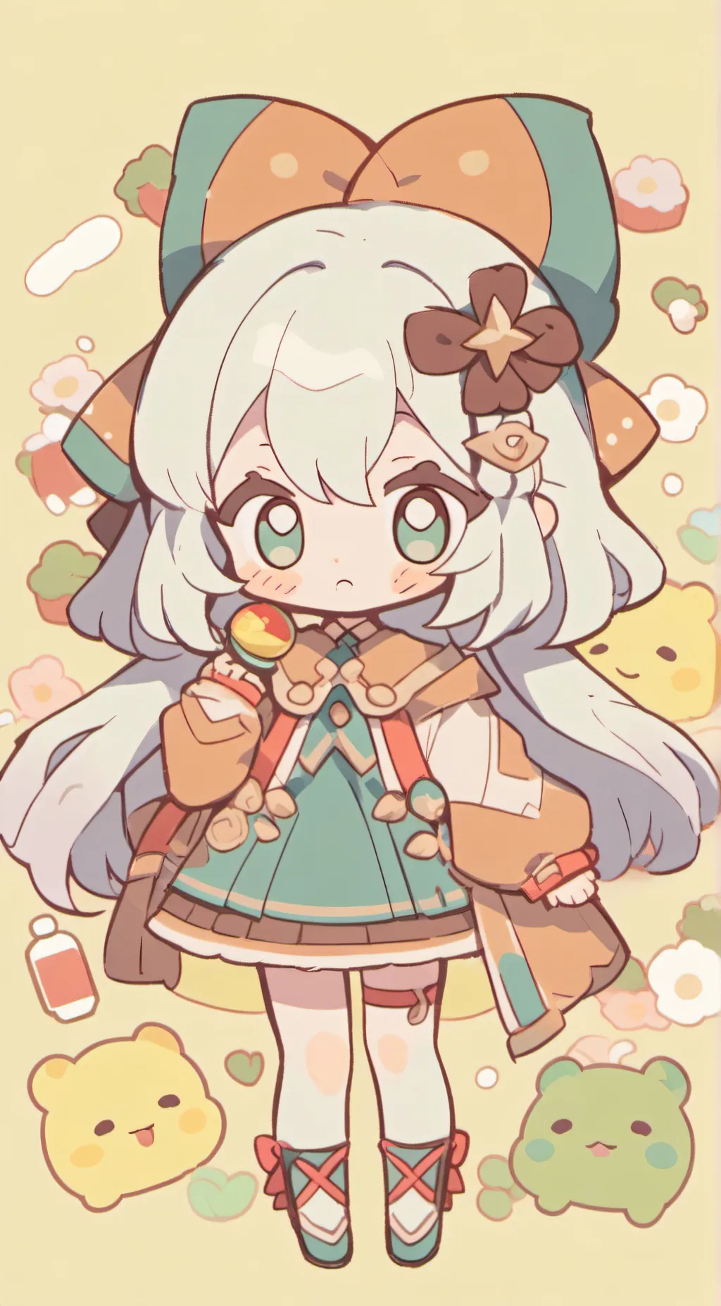 ai character: Forsaken x dw  background