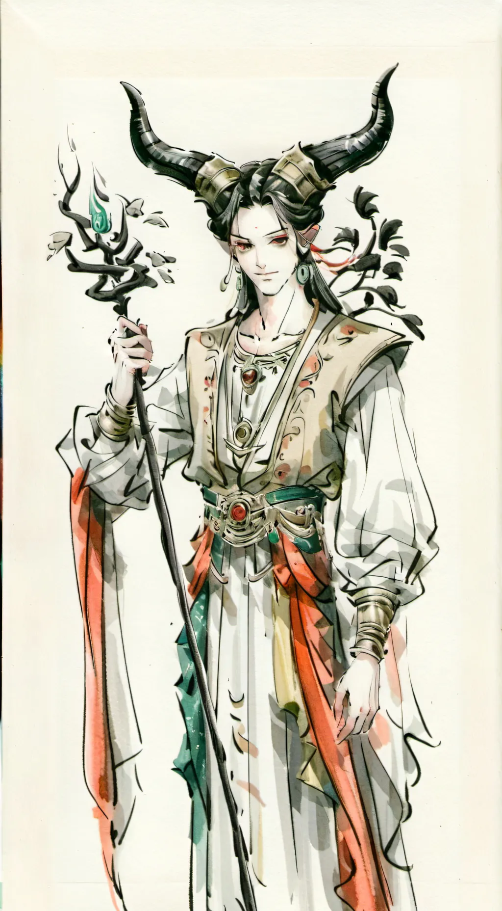 ai character: Saja boys background