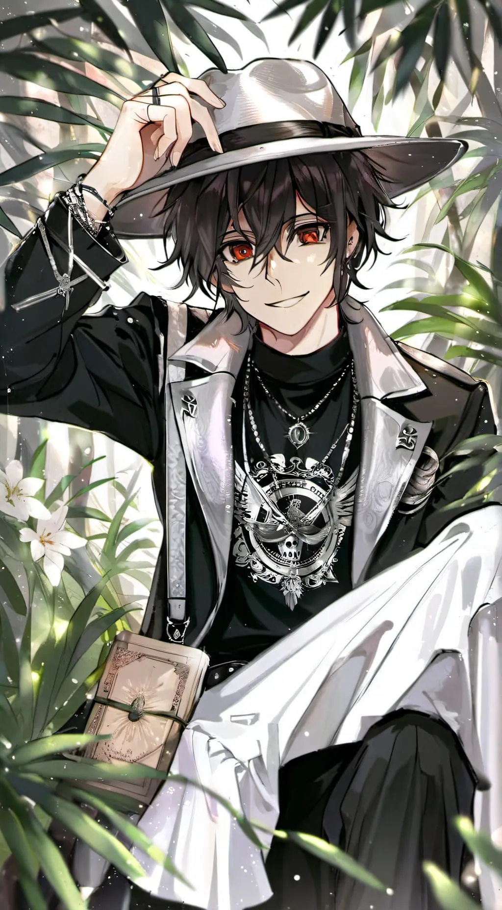 ai character: Nicolas🥷🏻 background