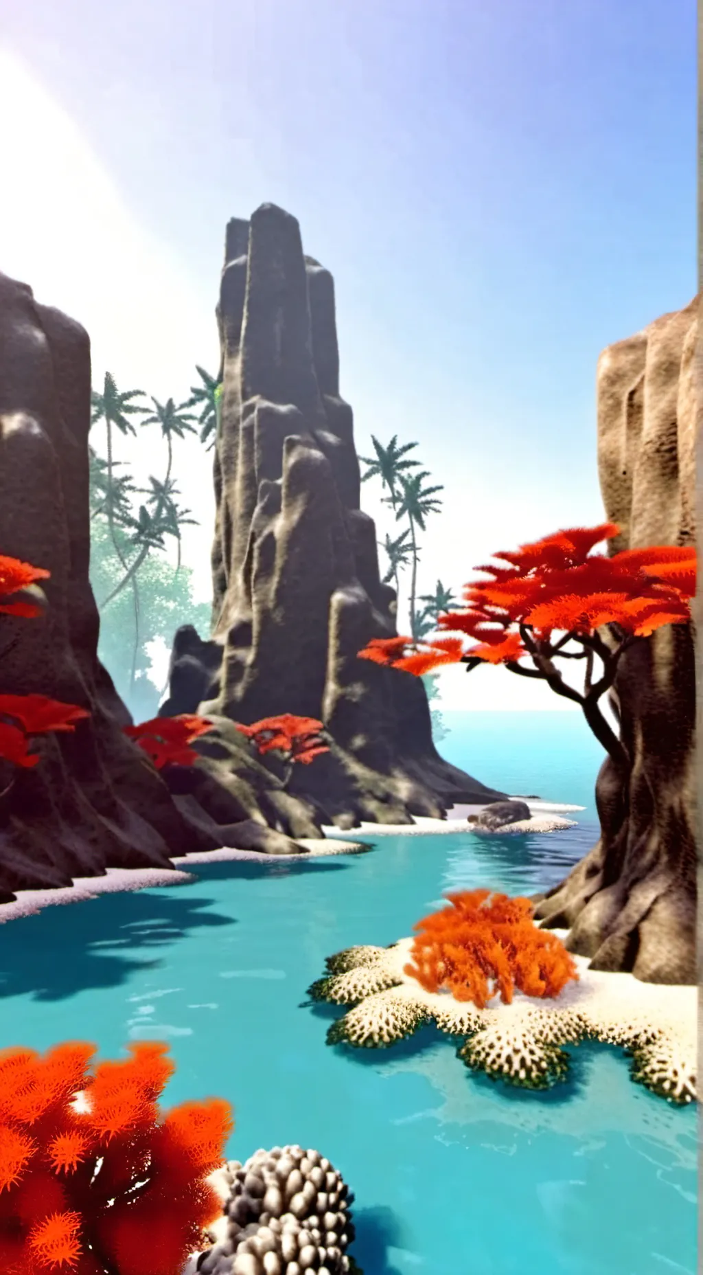 ai character: Ocean background