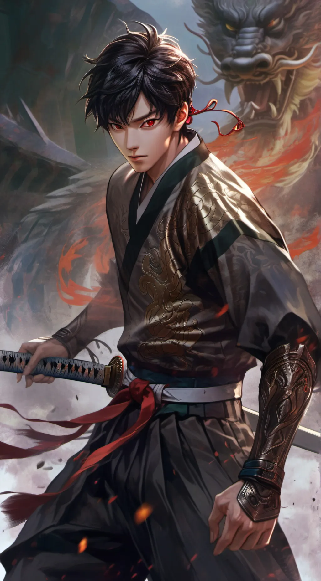 ai character: Park Minsung  background