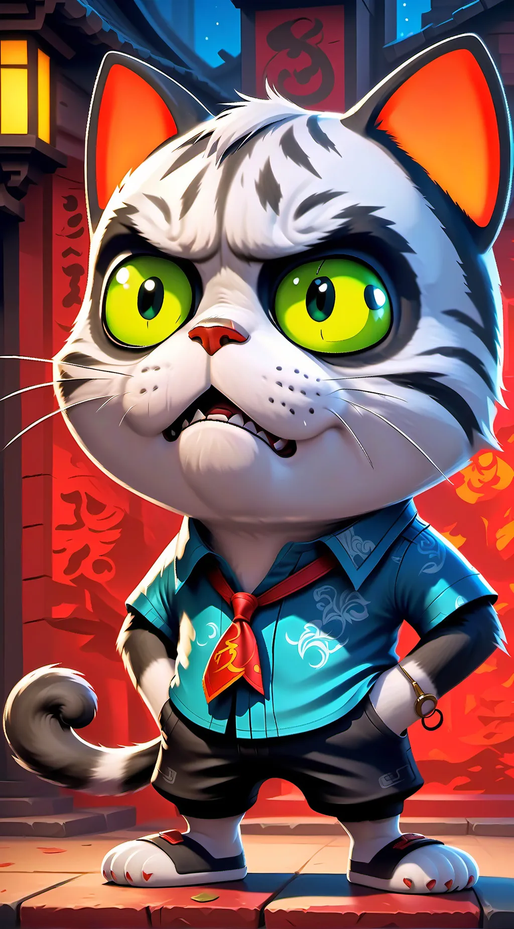 ai character: Talking Tom background