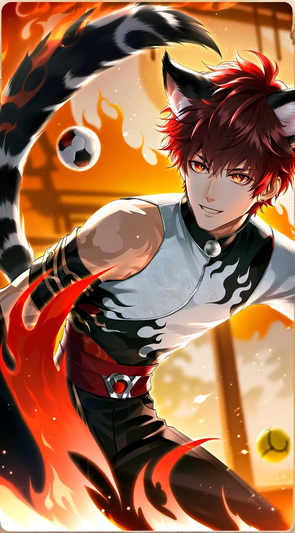 ai character: Flamewhisker the C background