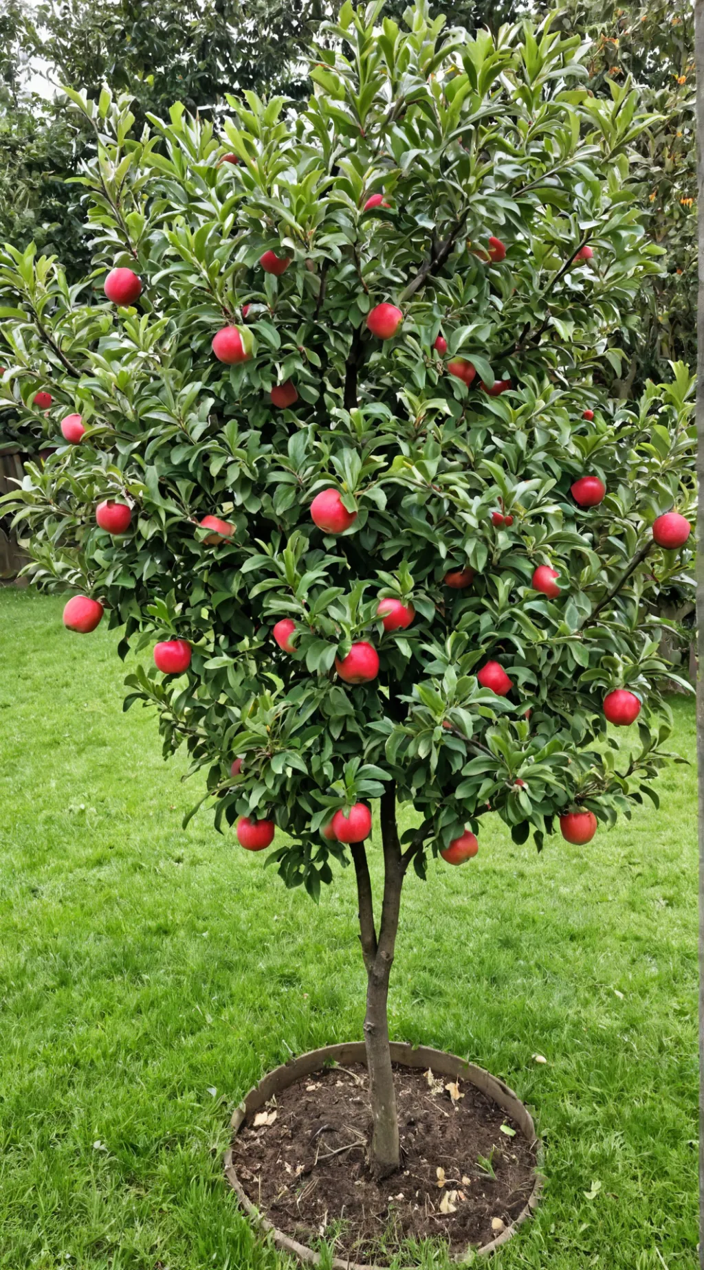 ai character: apple tree (you) background