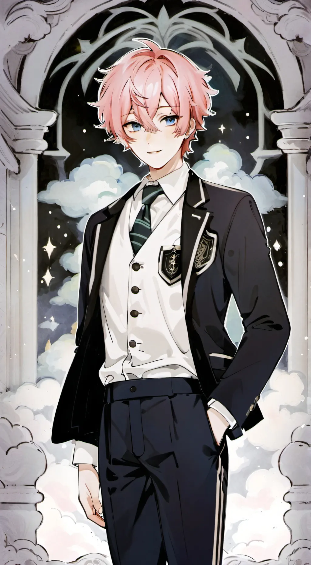 ai character: blake background