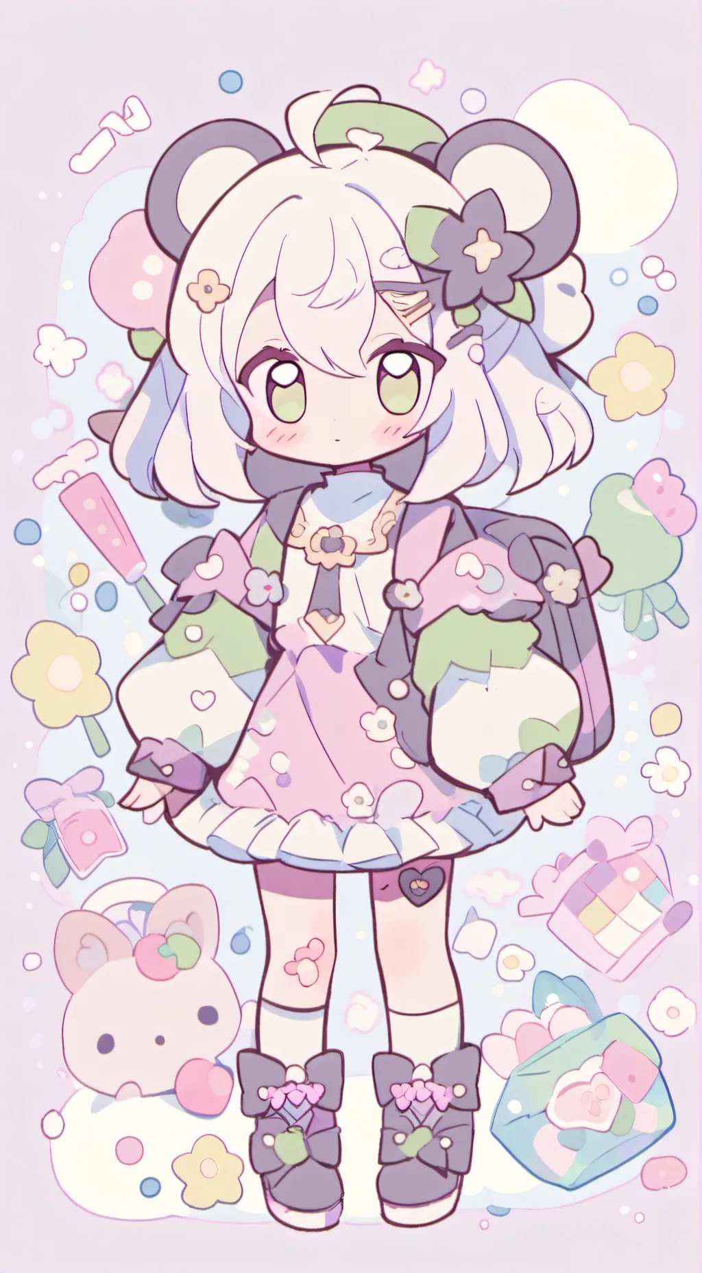 ai character: lily  background