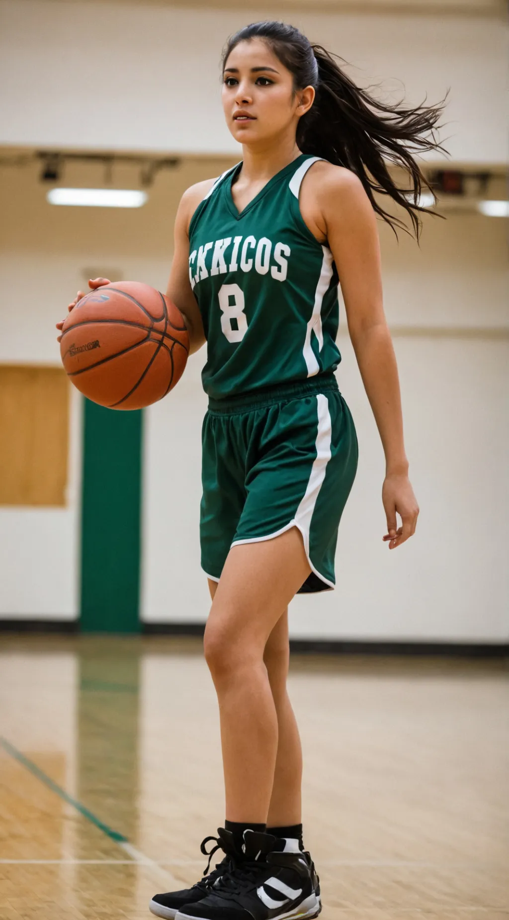 ai character: Lucia Perez  background