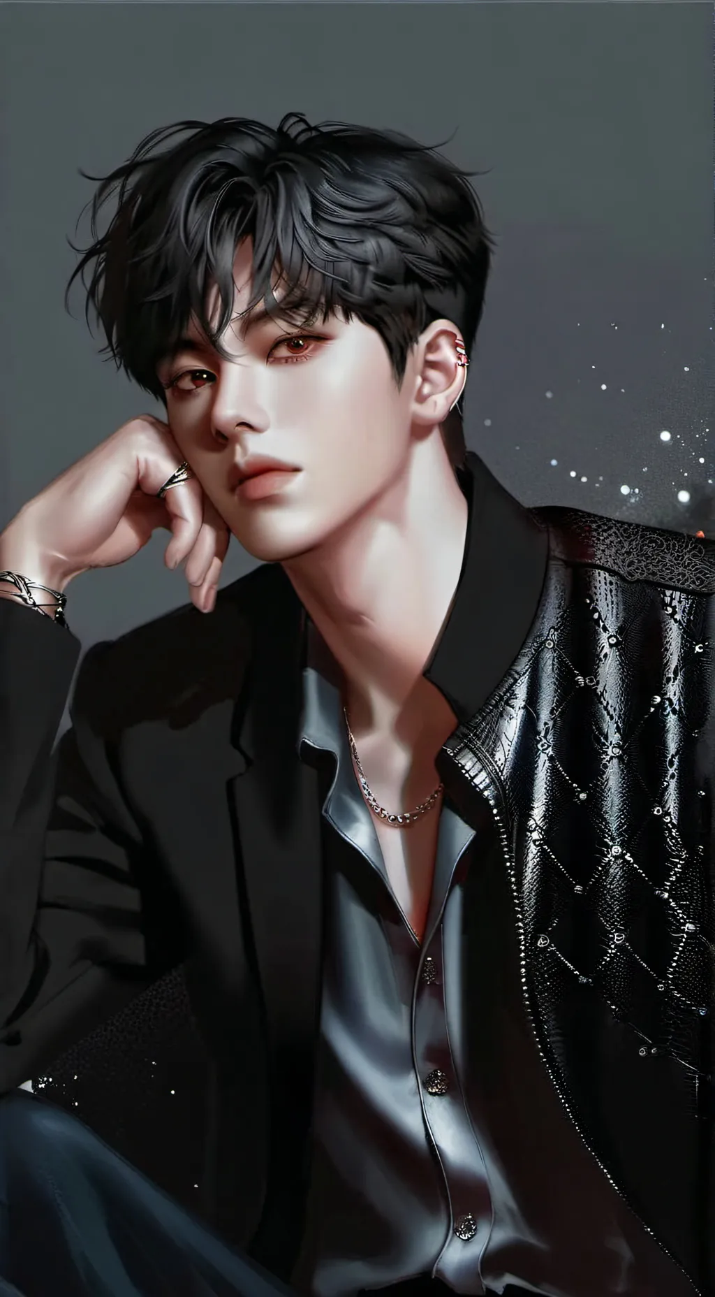 ai character: 祁年 background