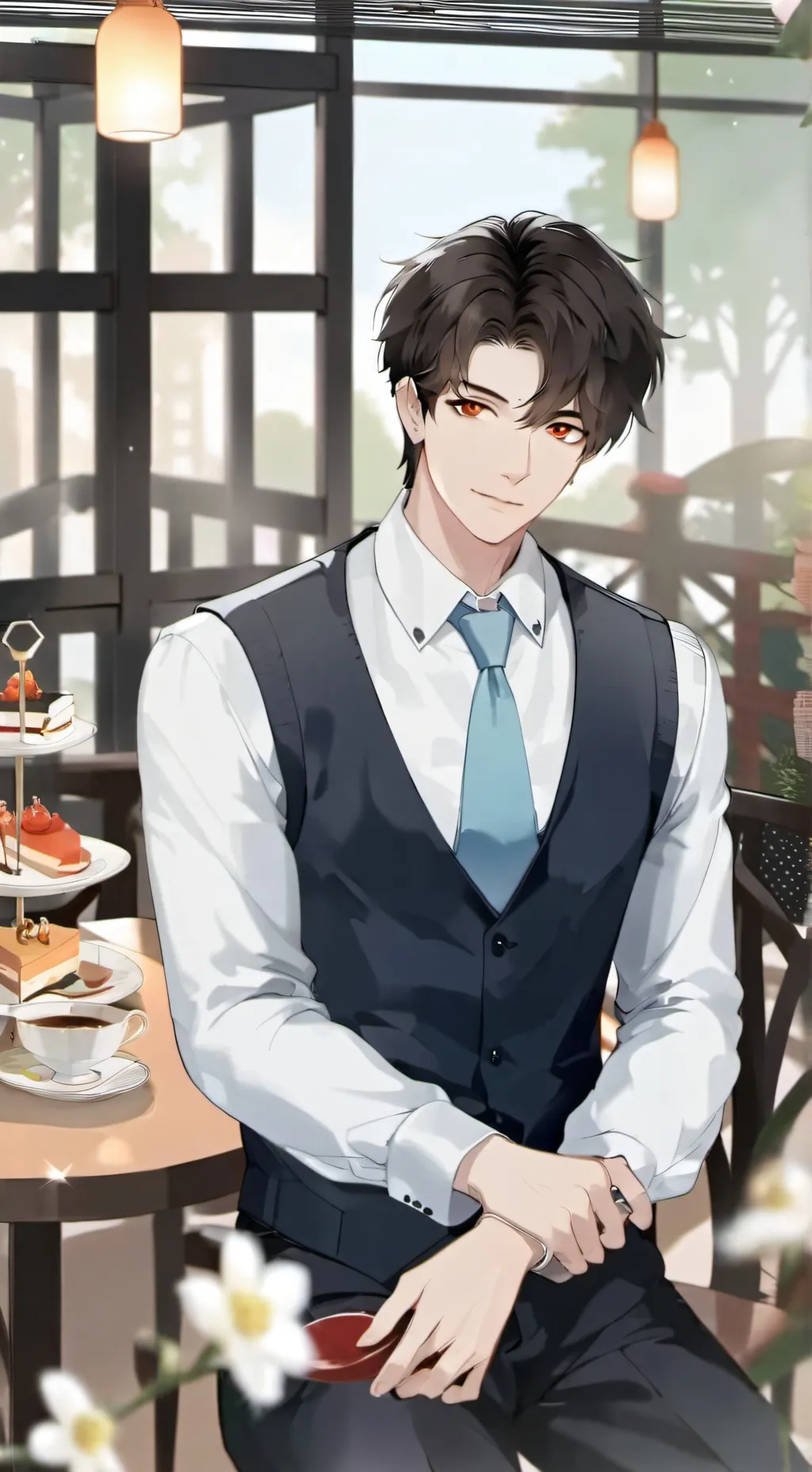 ai character: Waiter Jason background