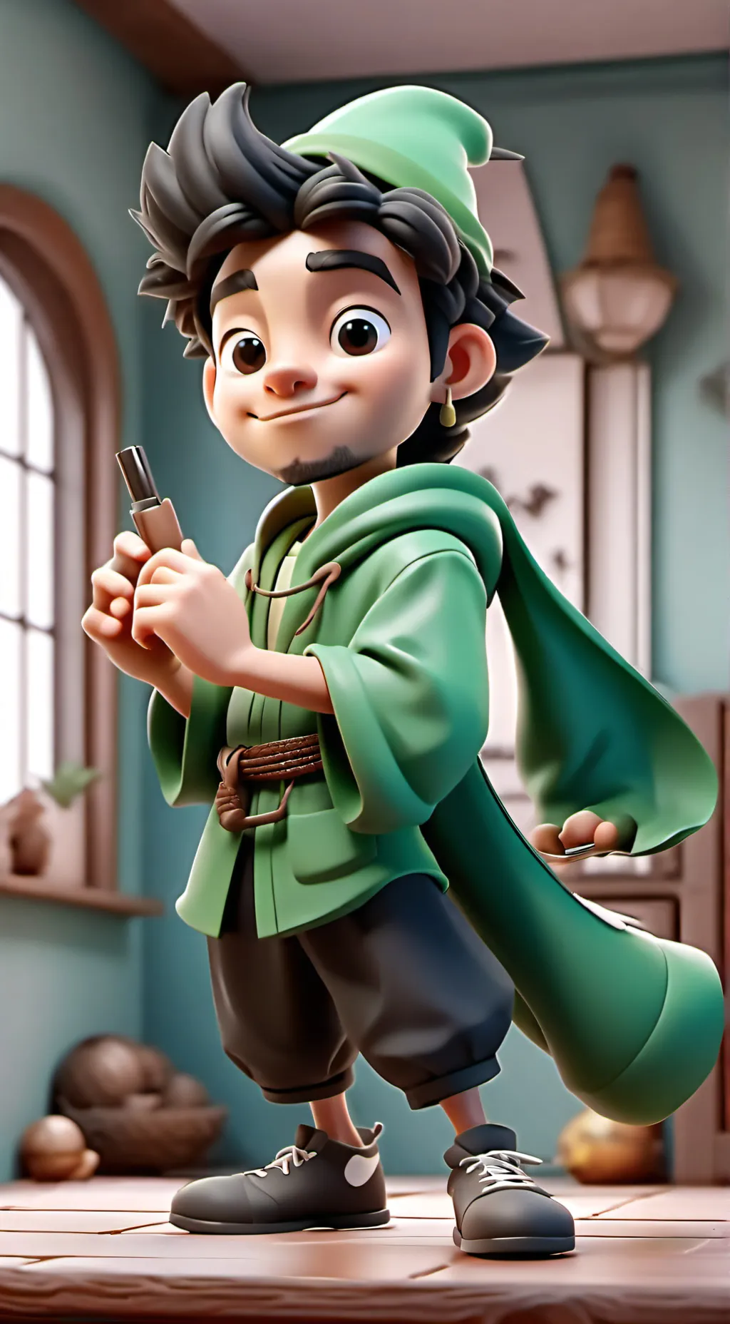 ai character: I chill background