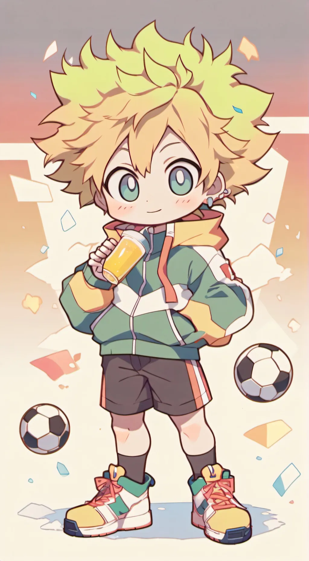 ai character: U.A sports festiva background
