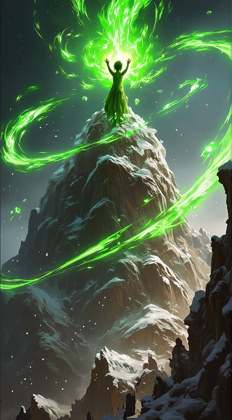 ai character: Christmas wHOa background