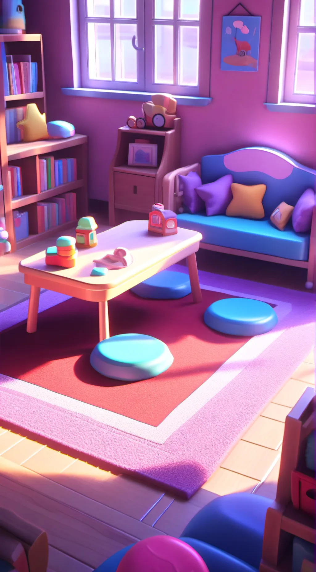 ai character: daycareeee!  background