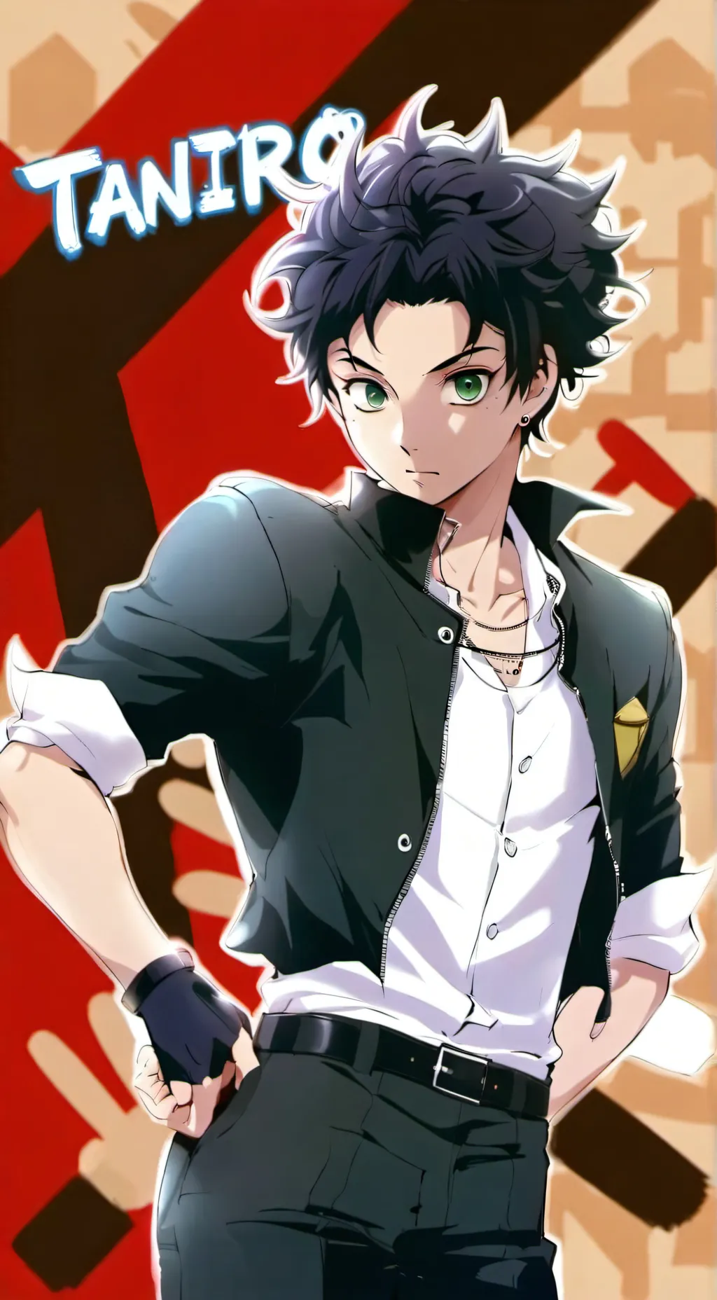 ai character: tanjirokissedbyyou background