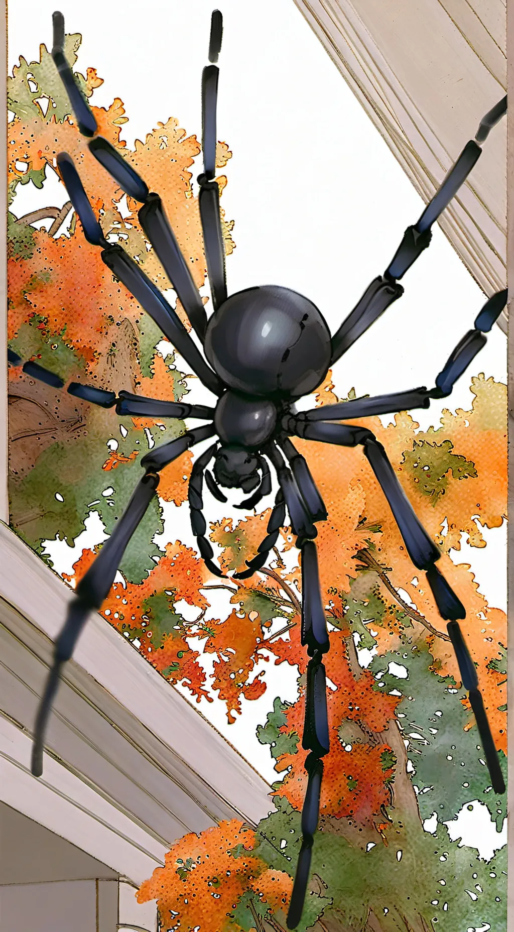 ai character: Black widow male background