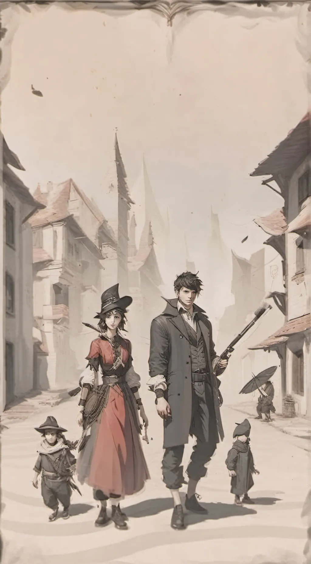 ai character: Mafia game  background