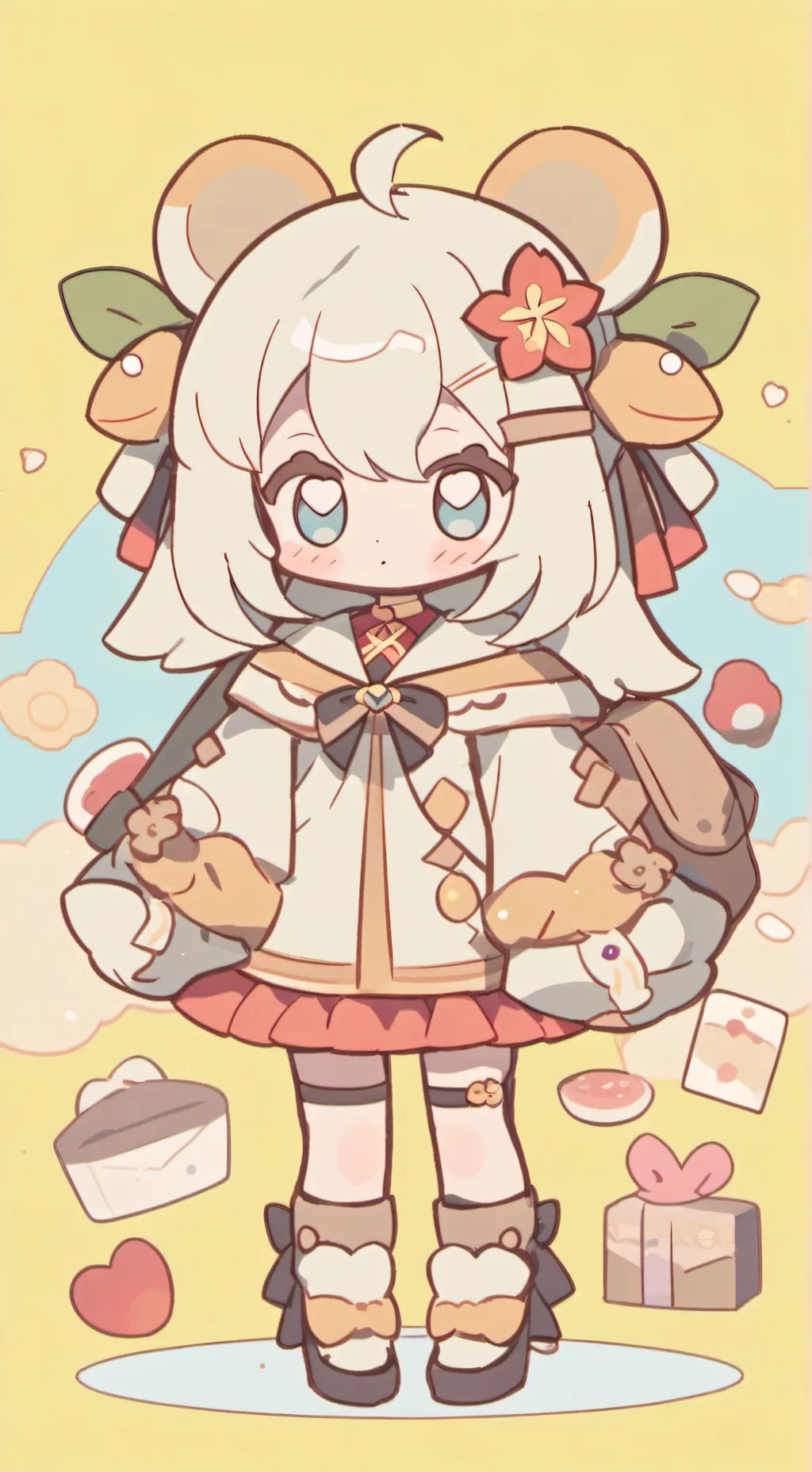 ai character: чиби background