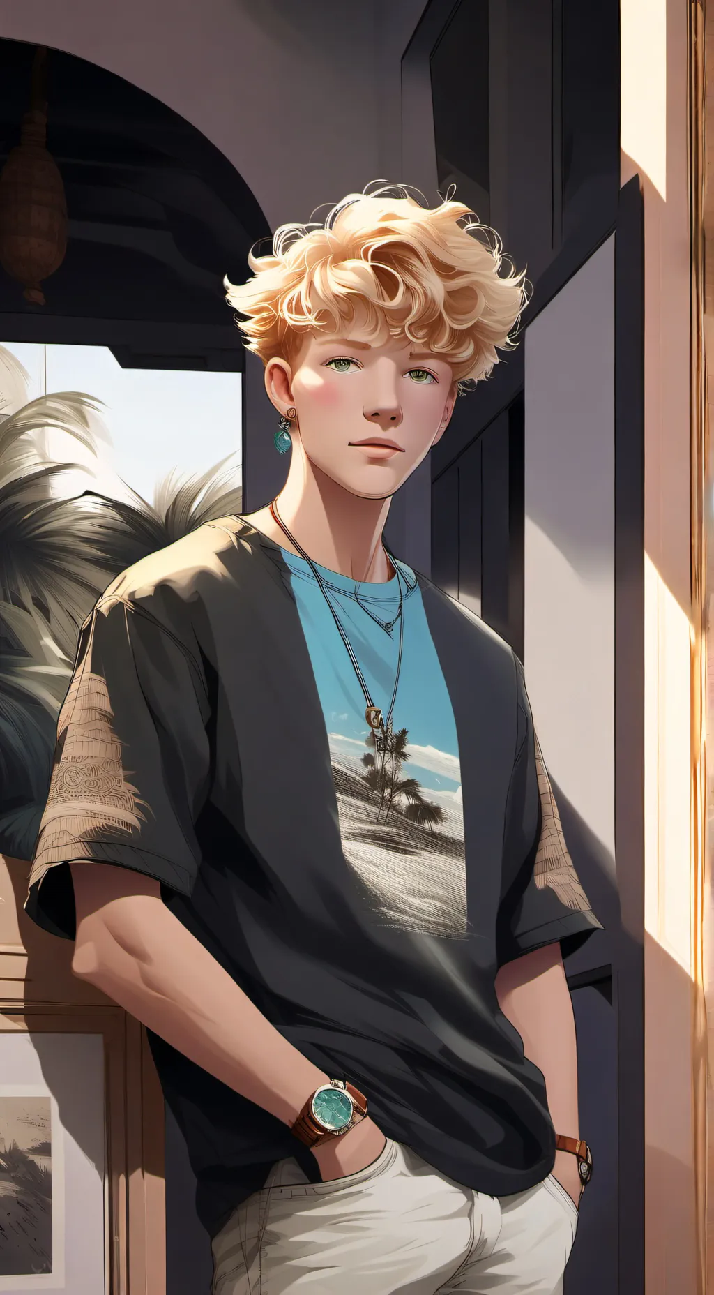 ai character: Ethan Heârt background