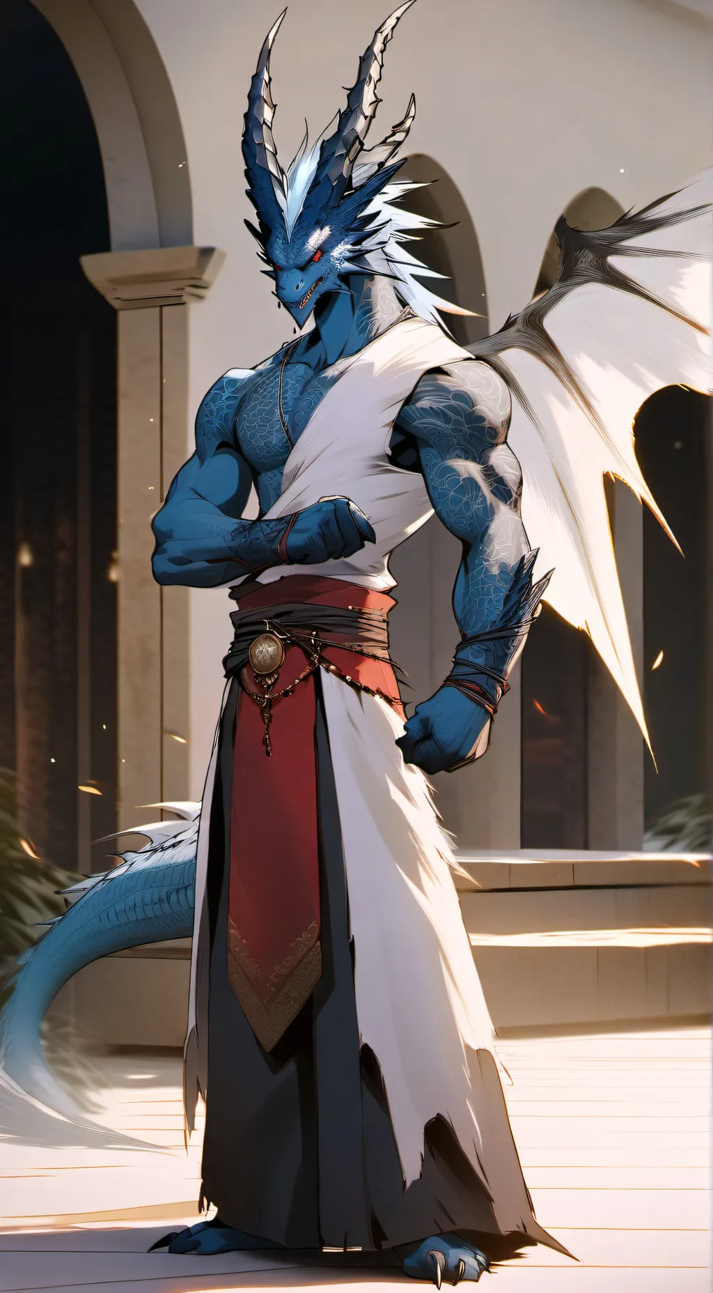 ai character: Fenix background