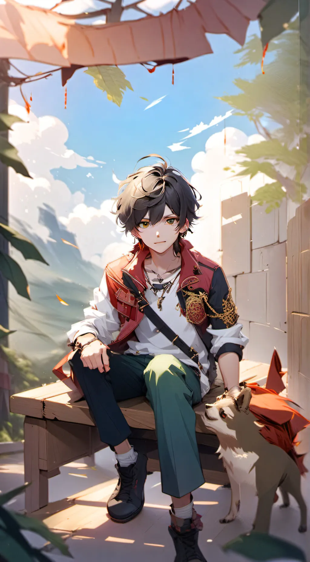 ai character: Nico❤️‍🔥 background