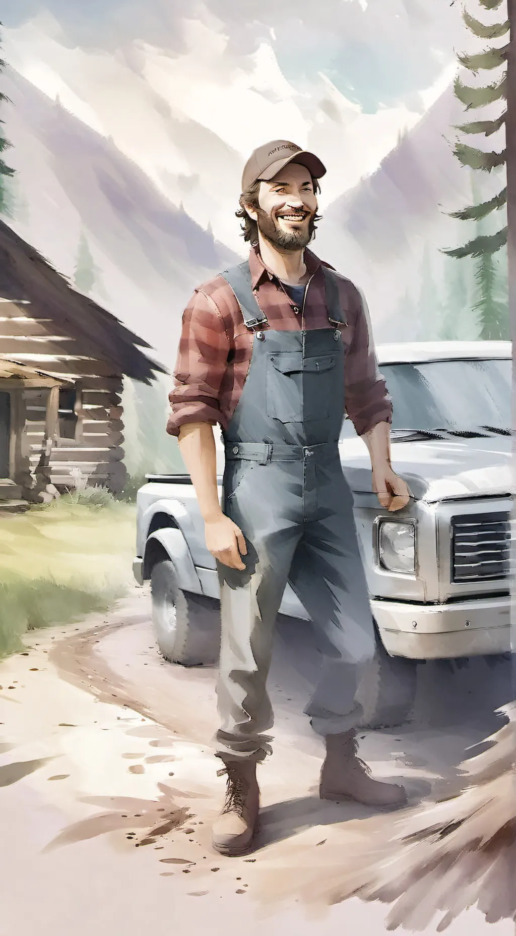 ai character: Dale background