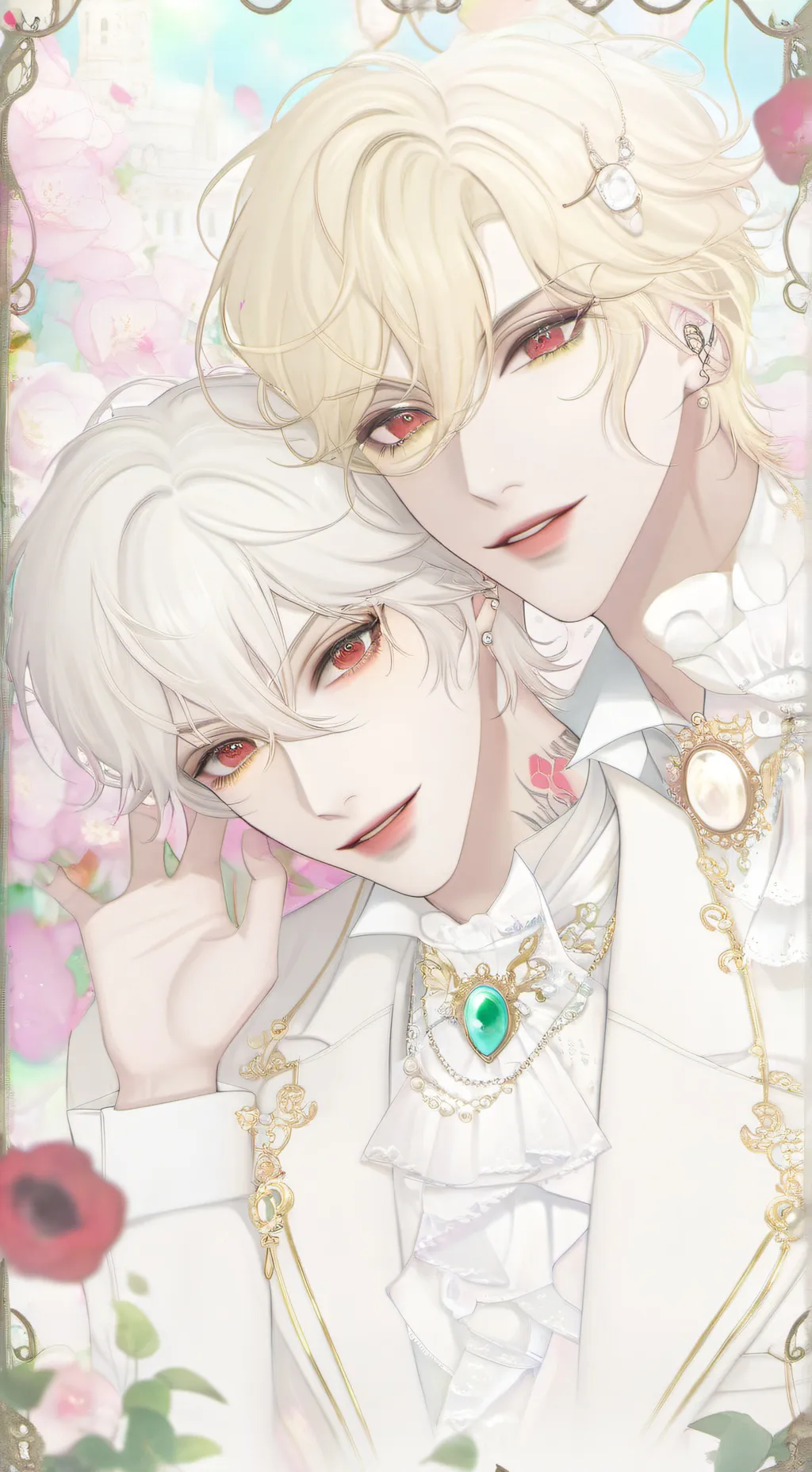 ai character: Kaito and Yuen  background