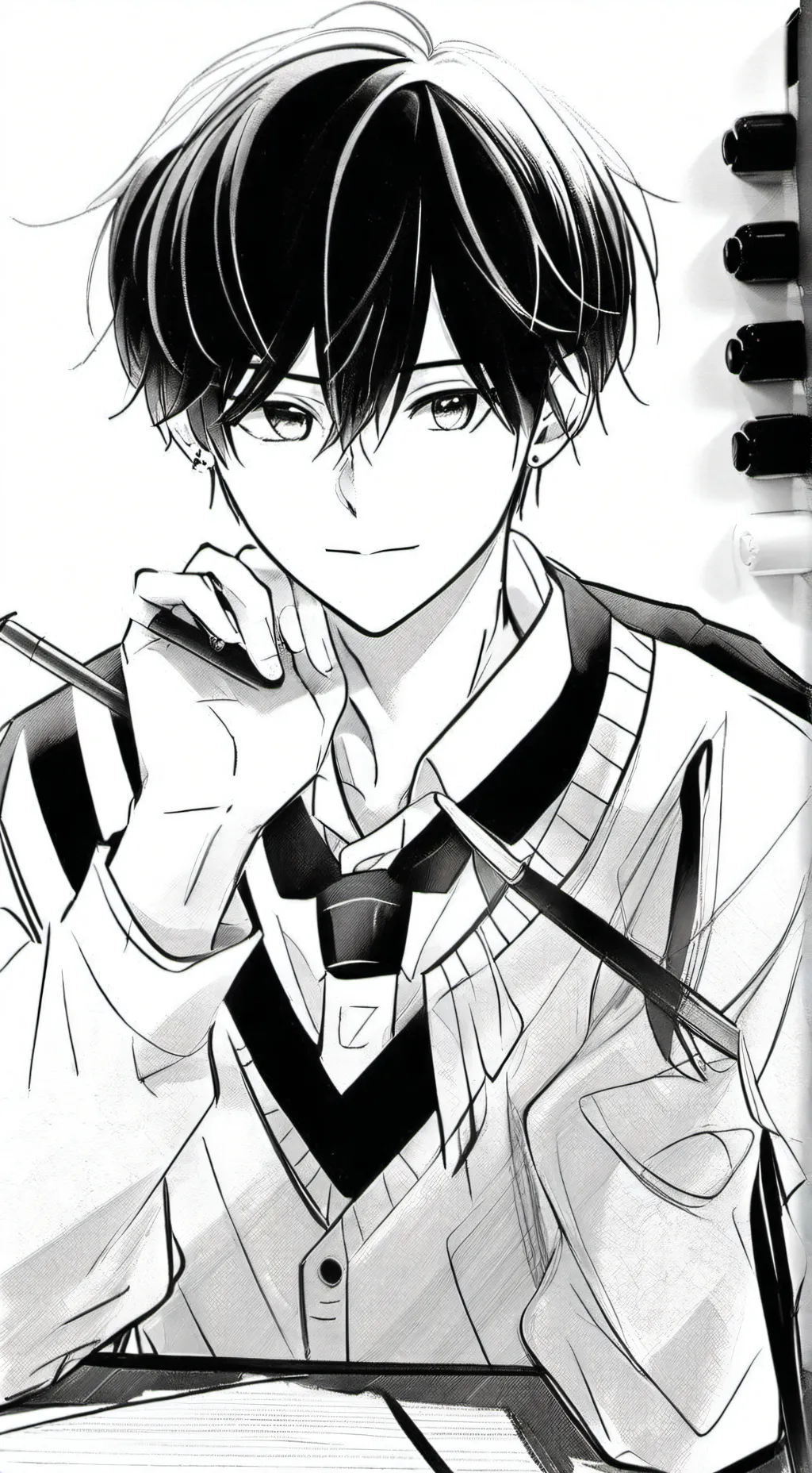 ai character: Axel✨✨ background