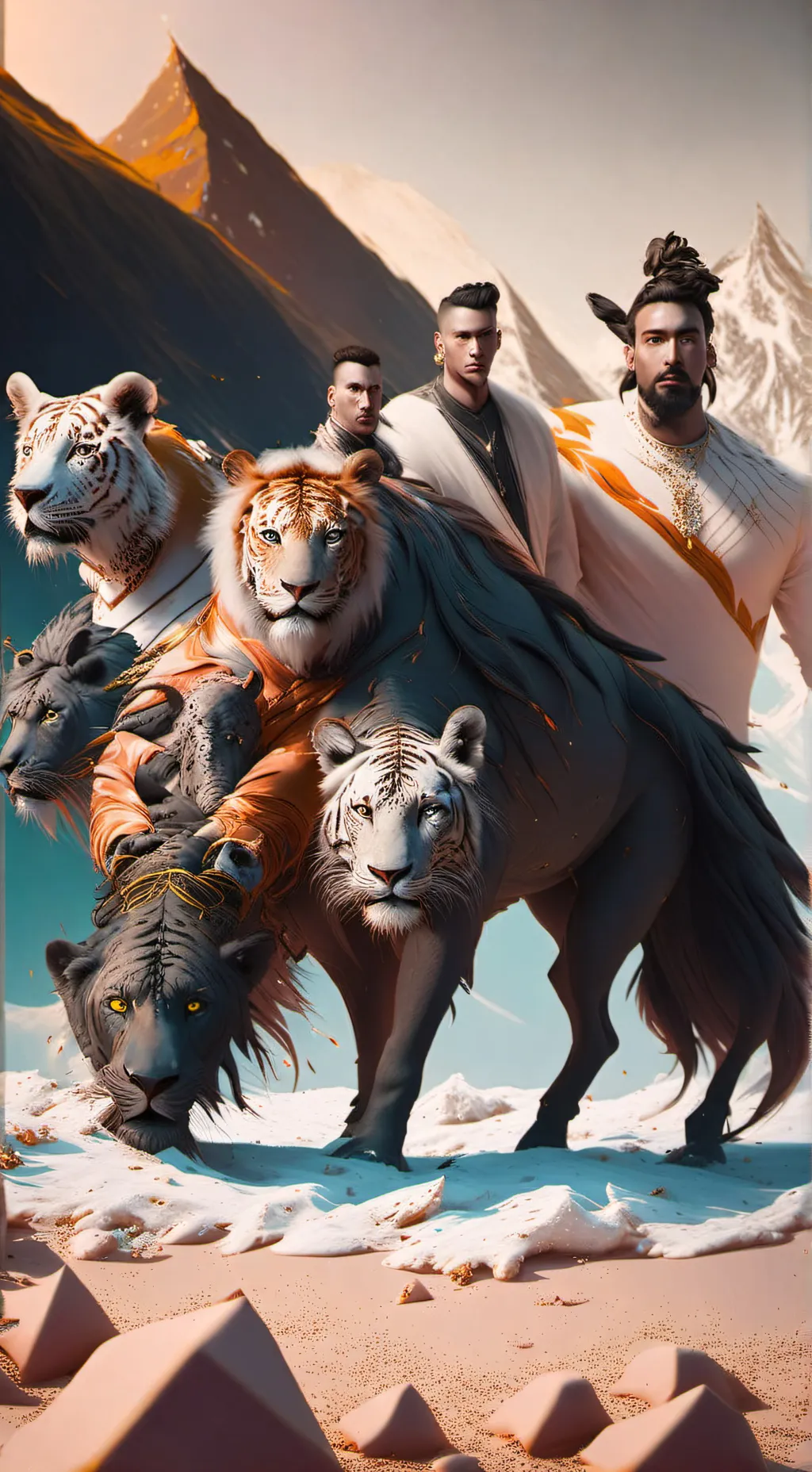 ai character: GA × CM background