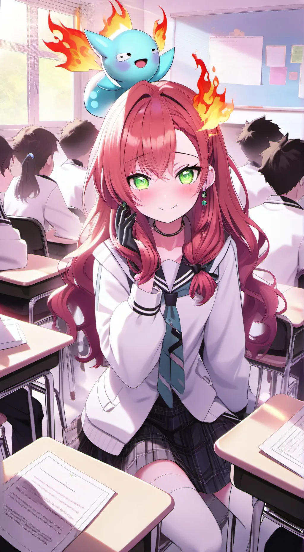 ai character: Flare background