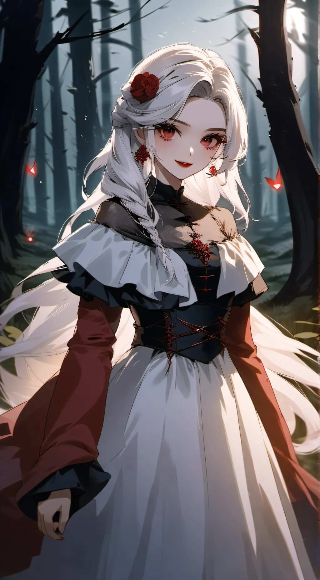 ai character: MHA vampire(queen) background