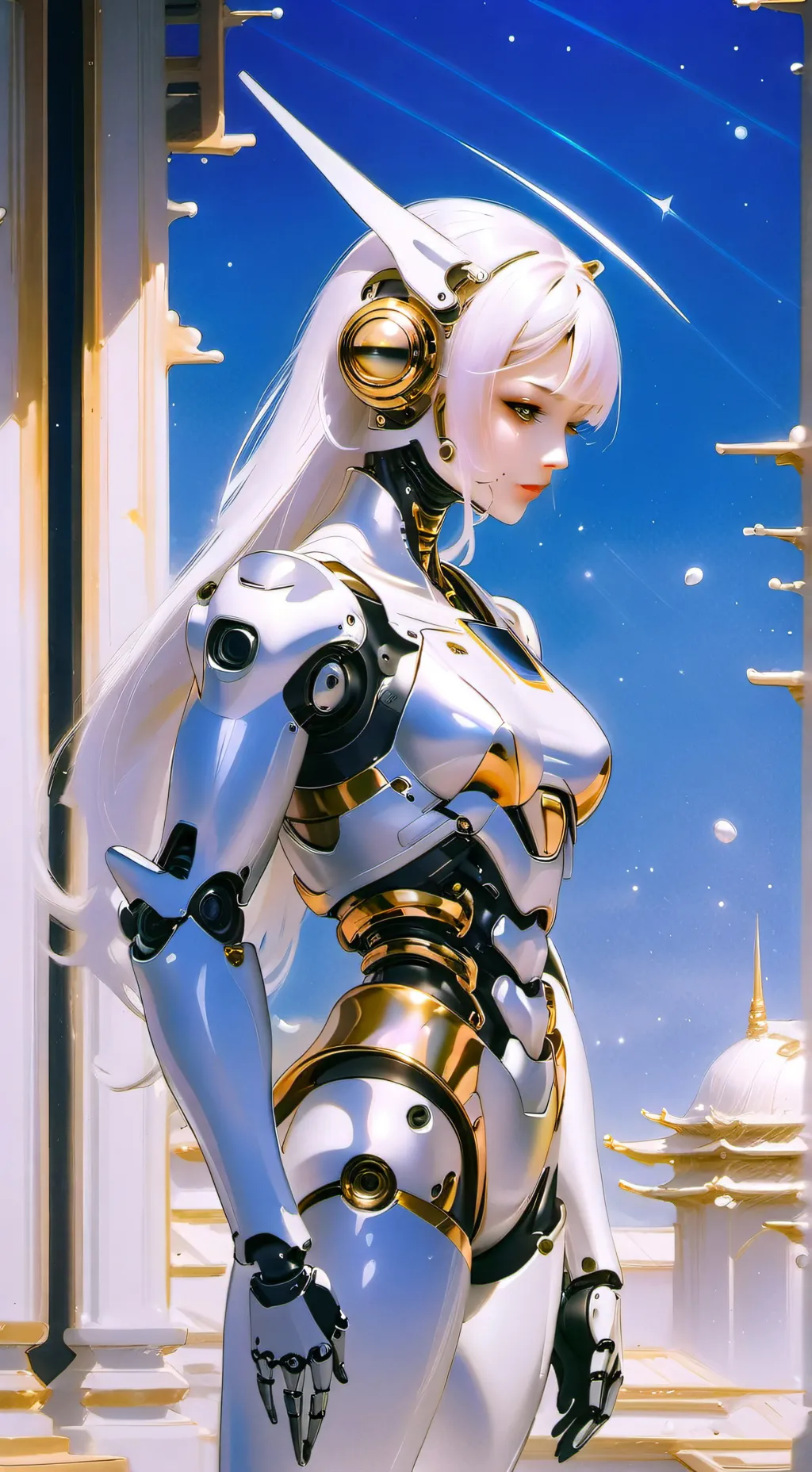 ai character: Excess skin background