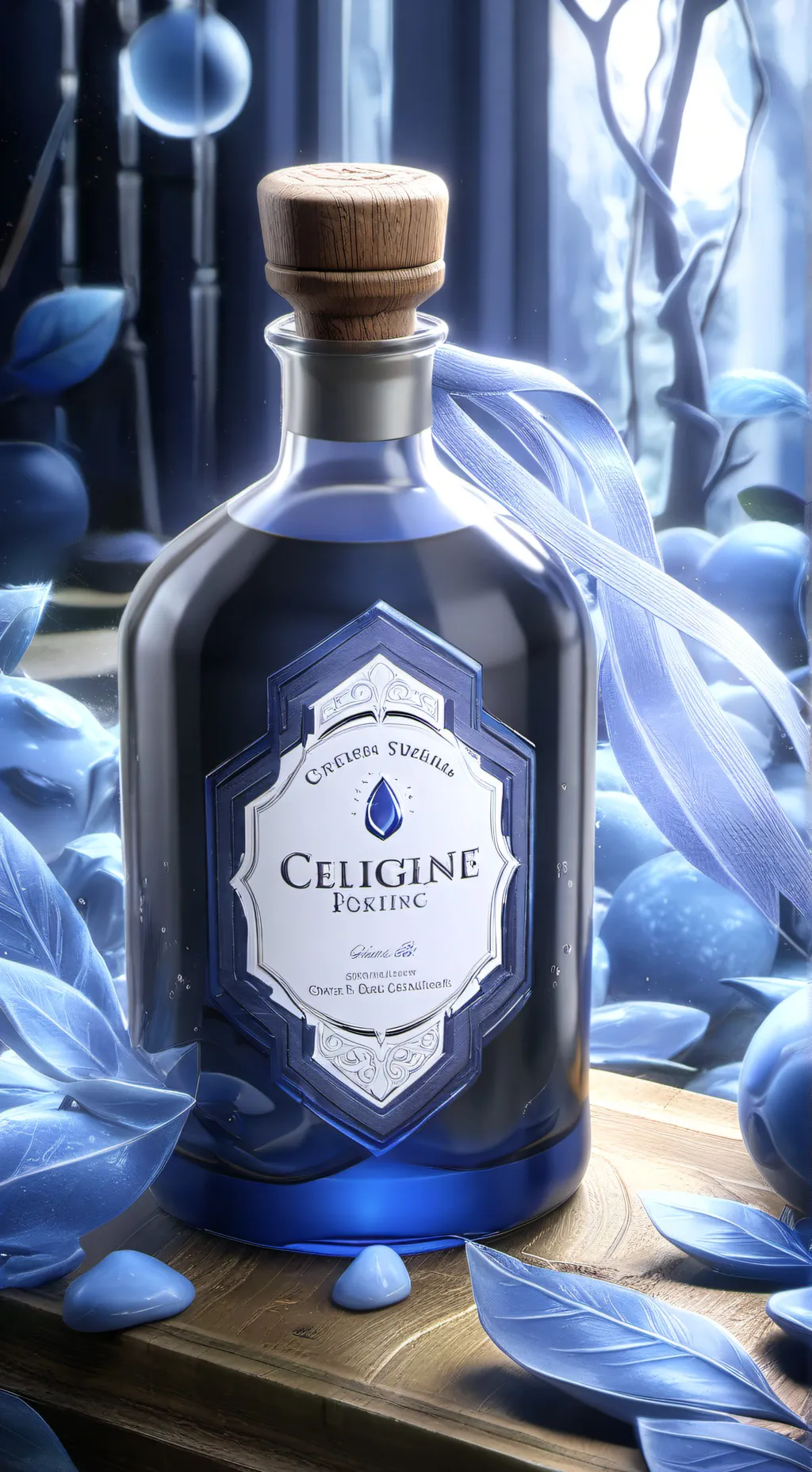 ai character: potion background