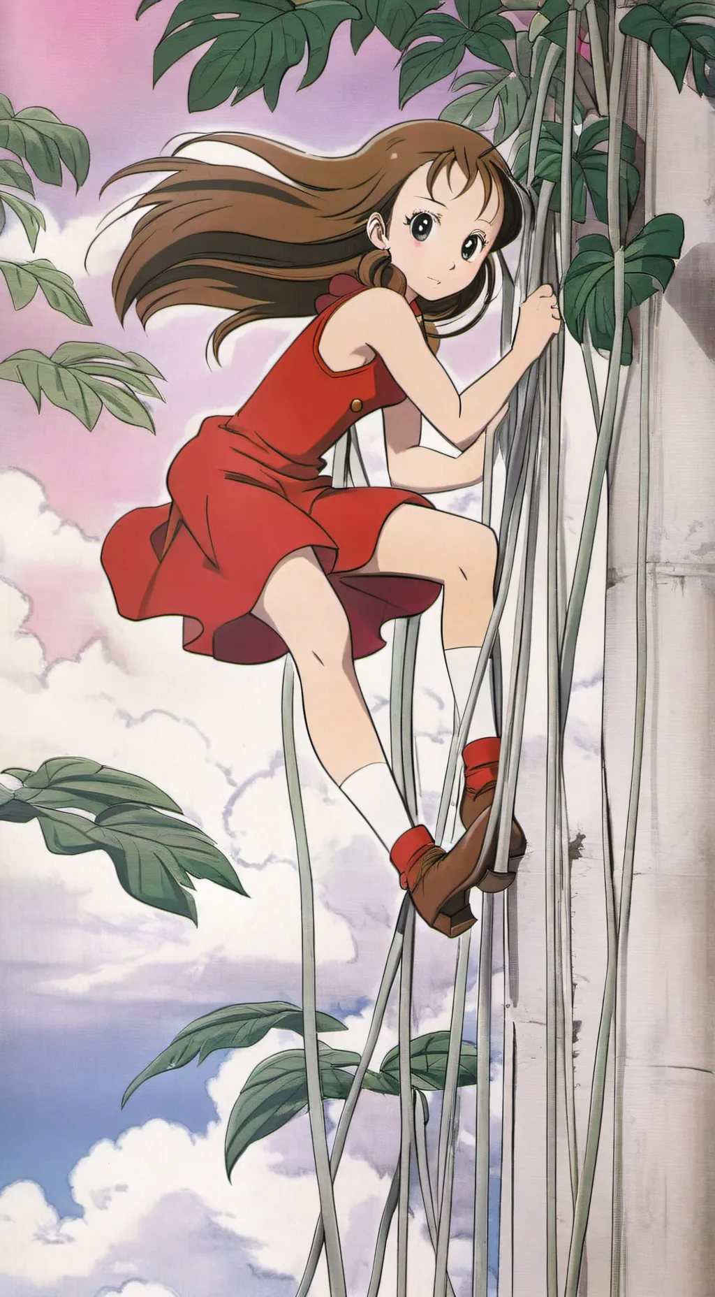 ai character: Arrietty Clock background