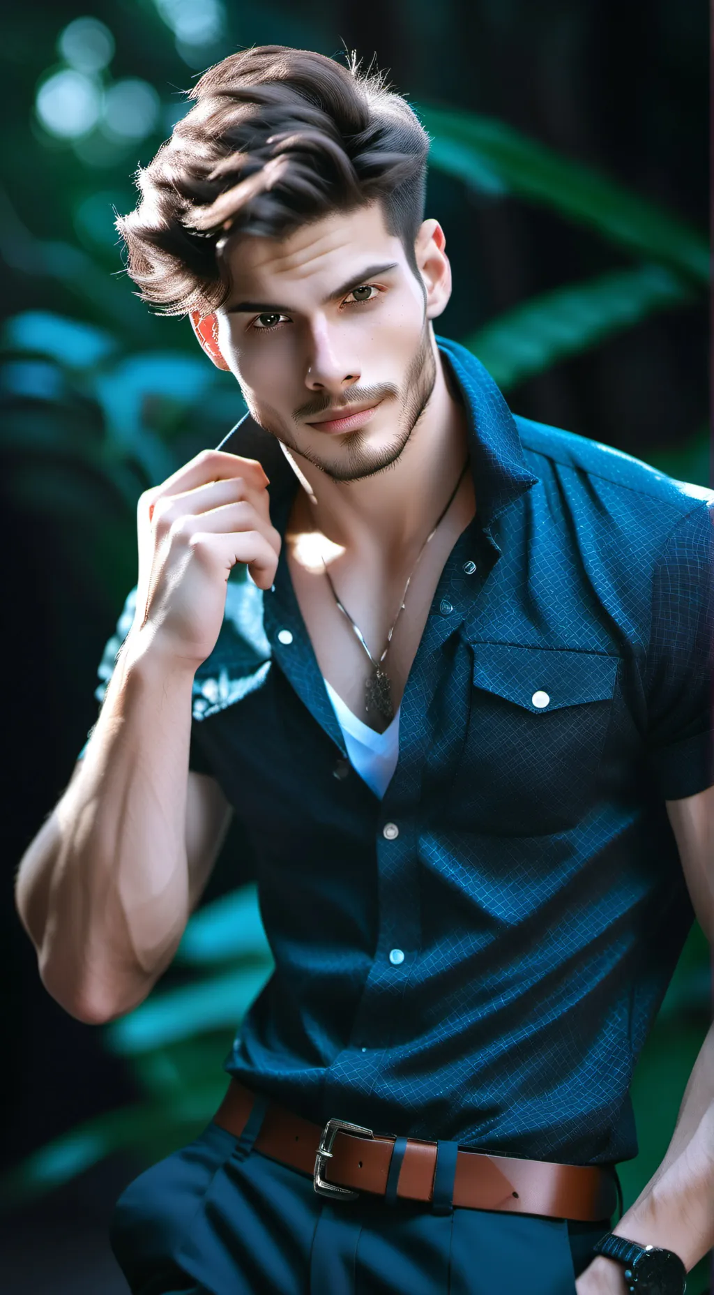 ai character: andrew  background