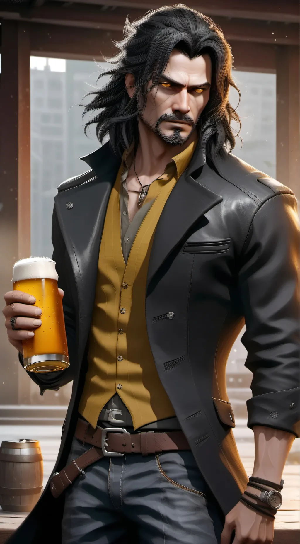 ai character: Father. background