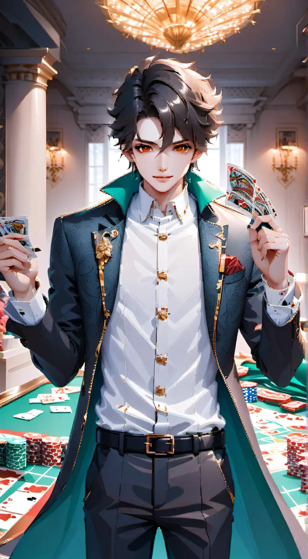 ai character: Damien background