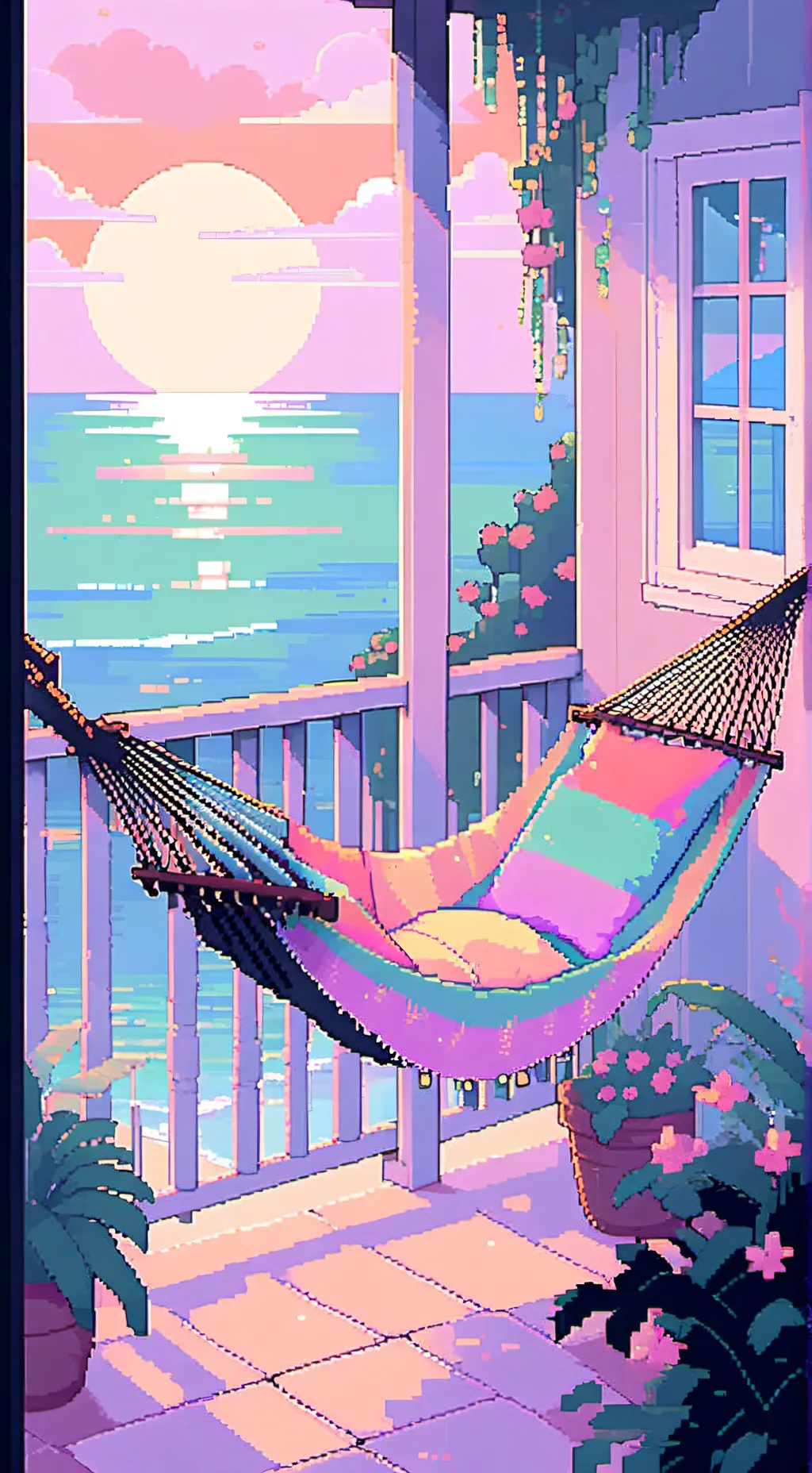 ai character: BM but....cute ??? background