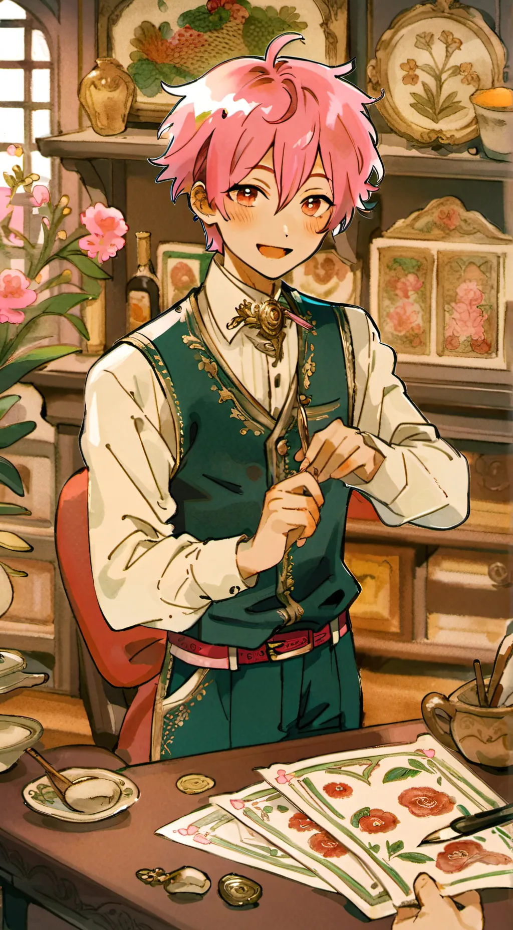 ai character: tom background