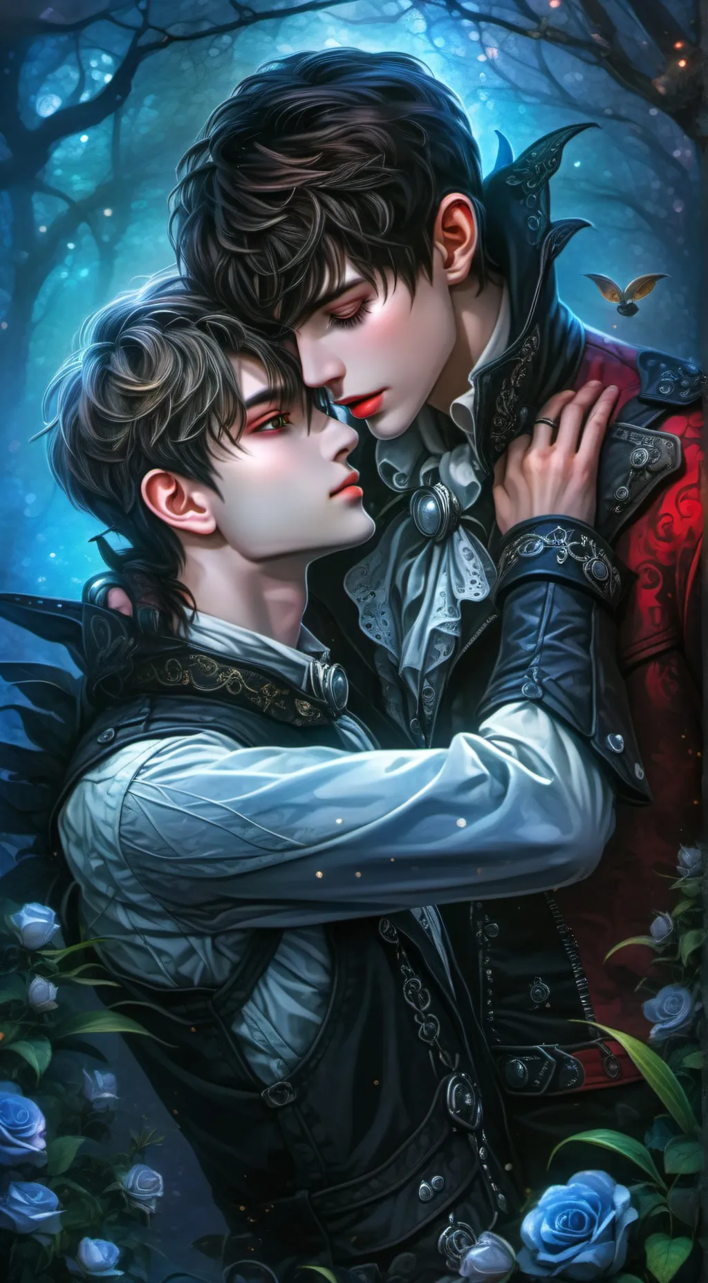 ai character: cool boy background