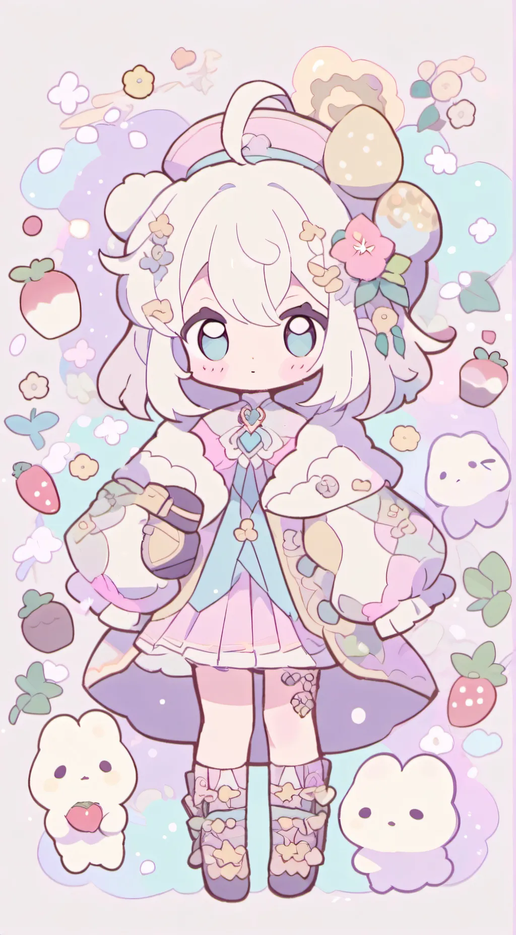 ai character: signos sodiacos background