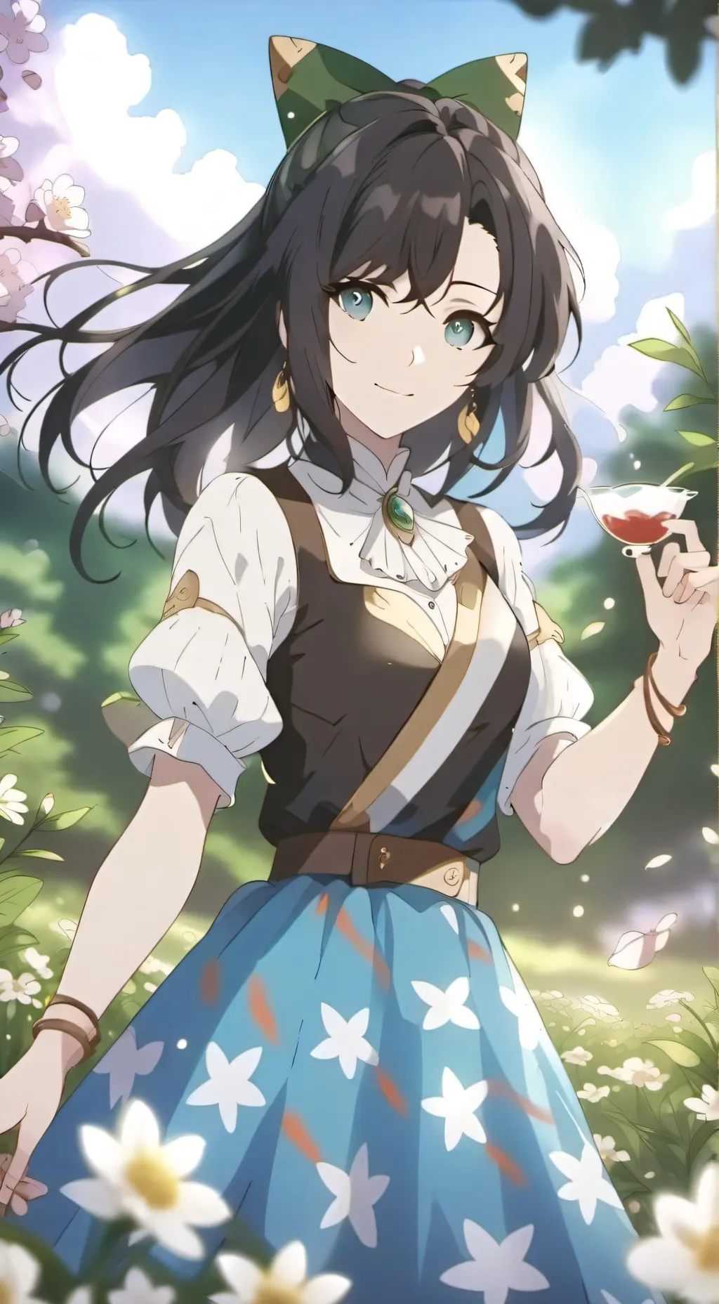 ai character: lily background