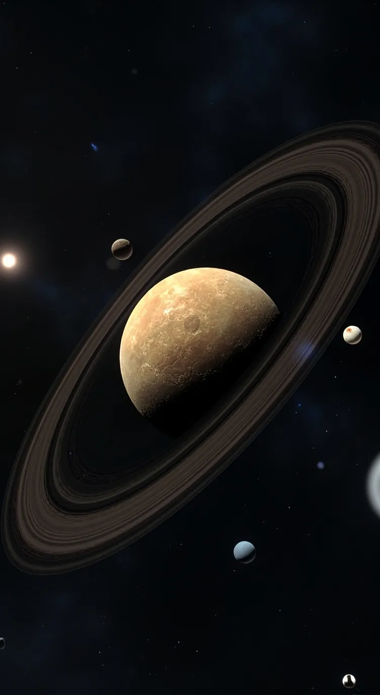 ai character: Solar system background