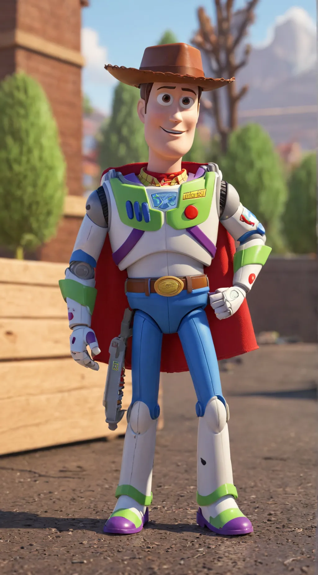 ai character: Buzz Benson background