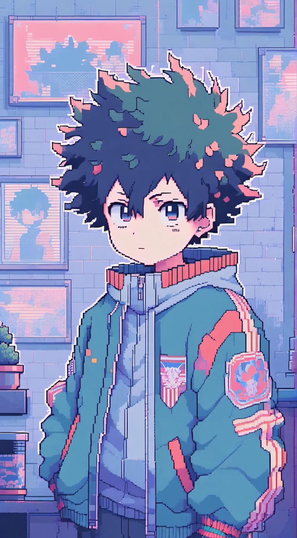 ai character: mha  background