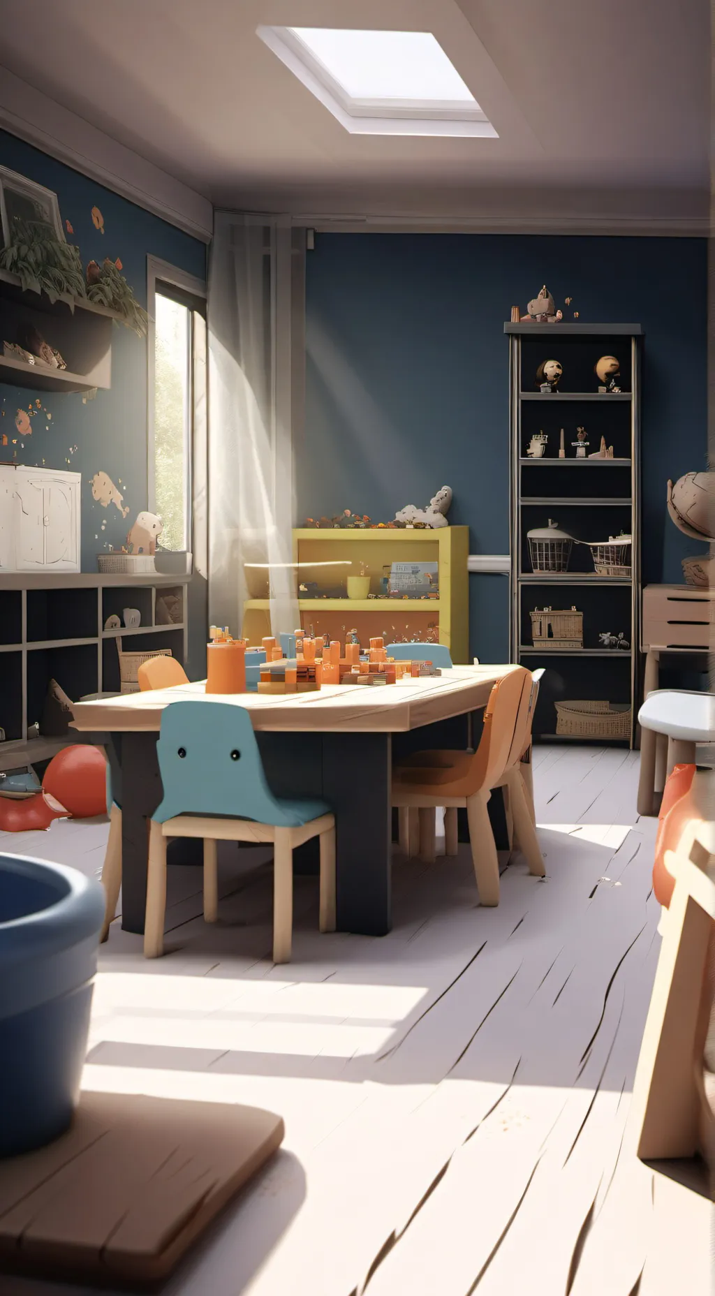 ai character: Mah Daycare  background