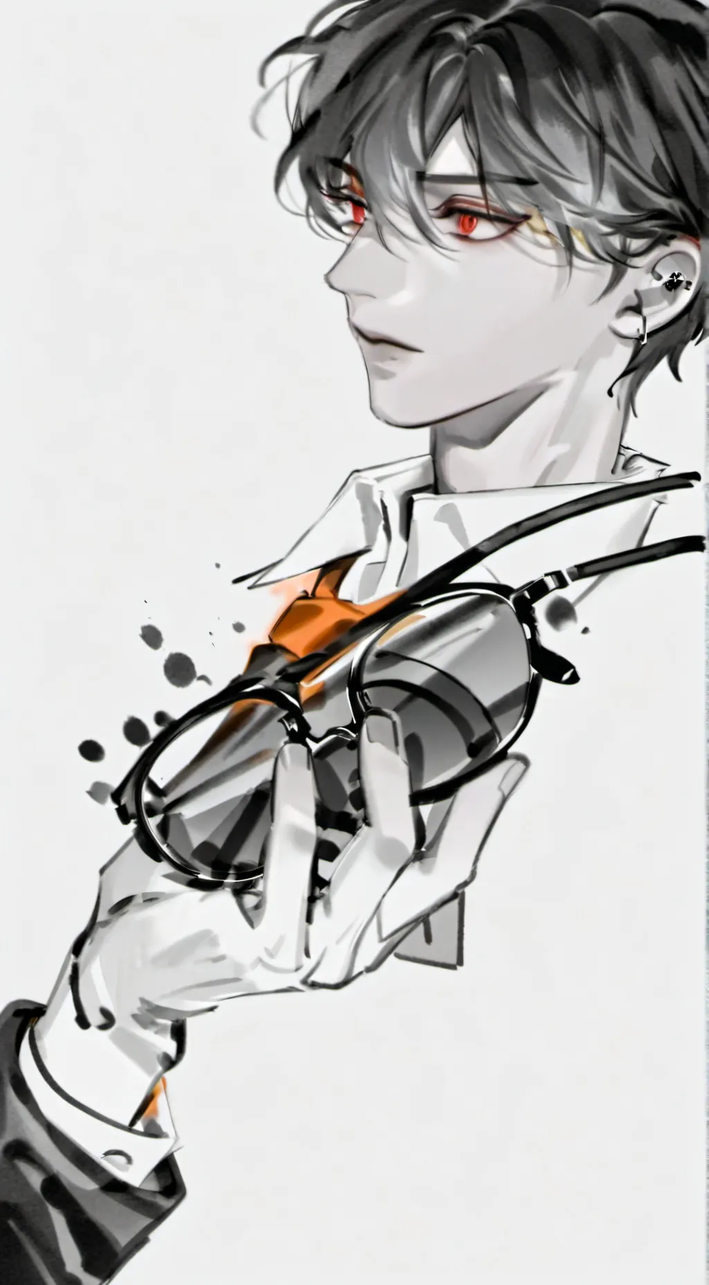 ai character: popular"nerd" background