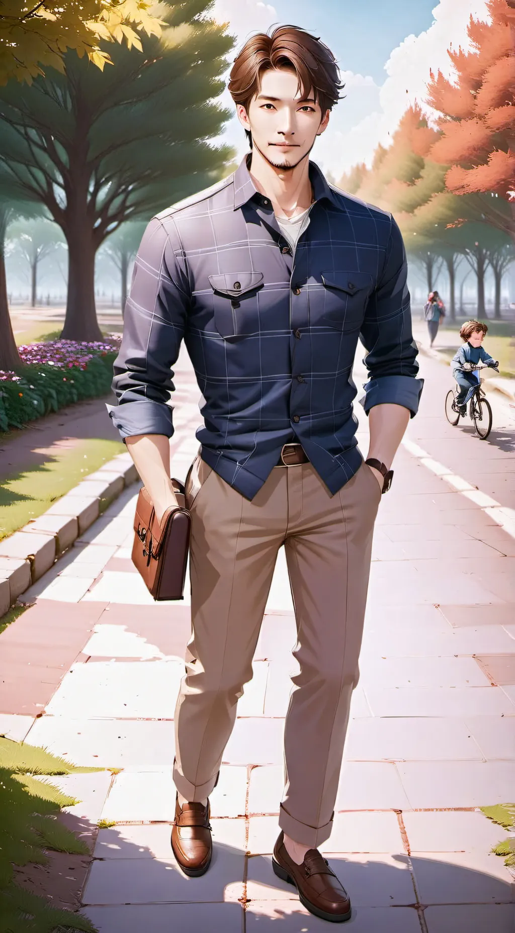 ai character: Martin background