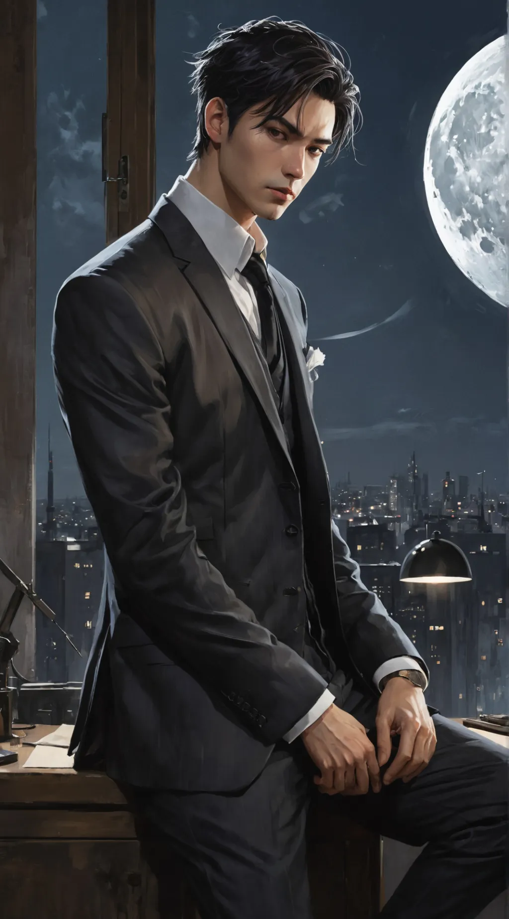 ai character: Lucien background